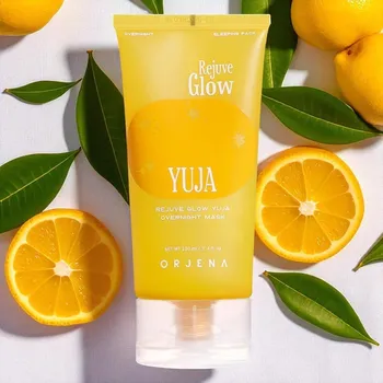 Pleťová maska ORJENA - Rejuve Glow Yuja Overnight Mask - Osvěžující, rozjasňující, noční maska - 100 ml