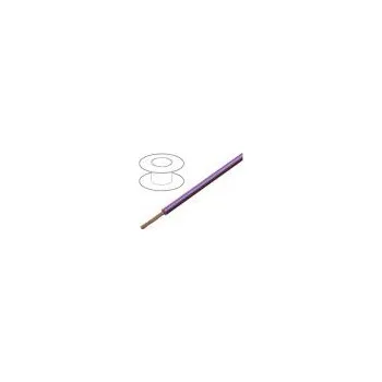 elektrický kabel BQ CABLE Wire H05V-K,LgY stranded Cu 1mm2 PVC violet-brown 300V,500V
