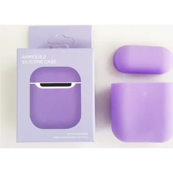 Příslušenství pro sluchátka Jednobarevný obal pro AirPods 1/2 Barva: Purple
