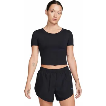 Dámské tričko Dámské funkční tričko s krátkým rukávem Nike W NK ONE FITTED DF SS TOP W černé FN2804-010 - XL | UK 7,5 | US 10