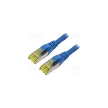 Počítač Patch cord S/FTP 6a lanko Cu LSZH modrá 1m 26AWG