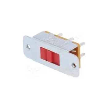 vypínač Přepínač posuvný pol 2 DPDT 3A/250VAC ON-ON Rizol.min 100MΩ