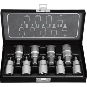 Gola sada Sada zástrčných hlavic PROTECO 1/2'' 6HR (imbus 3-14)