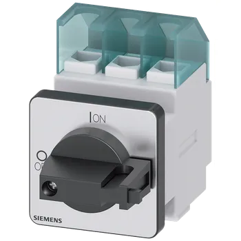 vypínač a zásuvka SENTRON, zátěžový odpojovač 3LD, páčkový výkonový spínač, 3pól., jmenovitý tr...