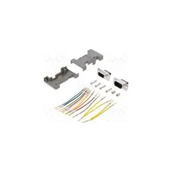 Elektrická zásuvka Přechod adaptér D-Sub 9pin vidlice,D-Sub 9pin zásuvka