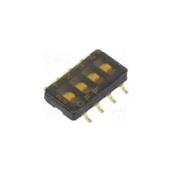 Síťový prvek Přepínač DIP-SWITCH OFF-ON 0,1A/50VDC pol 2 -40÷105°C SMD
