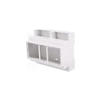 Rozvaděč Kryt na přípojnici DIN Y 90mm X 106mm Z 53mm PPO šedá