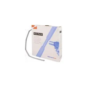 Teplem smrštitelná trubička 2 1 6,4mm L 5m šedá kartónové