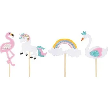 Diamantové malování L2795 Zápich - dekorace filcová - 8 cm + špejle