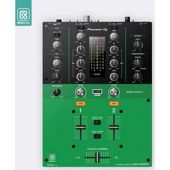 Mixážní pult Doto Design Skin DJM-250 MK2 COLORS DVS Green