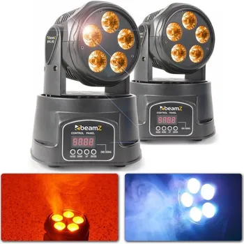 Světelný efekt BeamZ Set 2 pohyblivých hlav MHL90 Wash