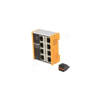 Síťový prvek Switch Ethernet nespravovatelný Počet portů 8 18÷30VDC DIN