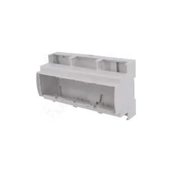 Rozvaděč Kryt na přípojnici DIN Y 91mm X 160,2mm Z 53mm ABS šedá