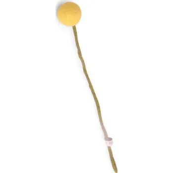 Podmiska Plstěná květina žlutá malá