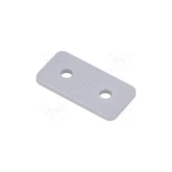 RC vybavení Plochá spojka pro profily W 20mm L 40mm ocel stříbrná