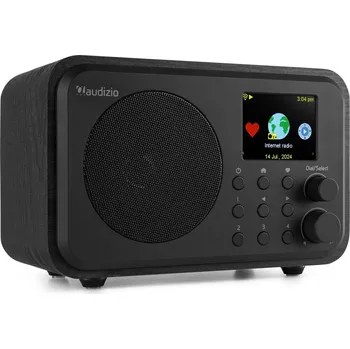 Radiopřijímač Audizio Vicenza internetové rádio s Wi-Fi, DAB+ a baterií, černé