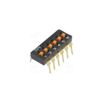 vypínač Přepínač DIP-SWITCH Počet sekcí 6 ON-OFF 0,025A/24VDC pol 2