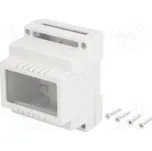 Kryt na přípojnici DIN Y 89mm X 70mm Z 70mm ABS šedá UL94V-0