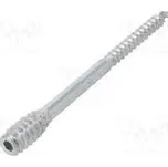 Vrut do dřeva 6x100 Hlava bez hlavy imbus HEX 4mm ocel zinek