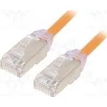 Patch cord F/UTP,TX6A-28™ 6a drát Cu LSZH oranžová Dél 3m