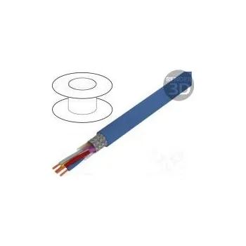 elektrický kabel LAPP 0034220 Vodič JE-LiYCY 2x2x0,5mm2 PVC světle modrá 1/2kV CPR Eca