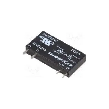 Relé Relé polovidičová Uříd 3÷12VDC 2A 24÷280VAC THT SIP -20÷80°C