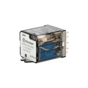 Elektronická součástka Relé elektromagnetické DPDT 24VDC 16A průmyslové Řada 62.82