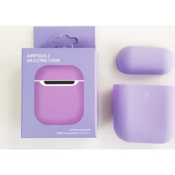 Příslušenství pro sluchátka Jednobarevný obal pro AirPods 1/2 Barva: Mauve
