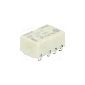 Relé Relé elektromagnetické DPDT Ucívky 12VDC 0,3A/125VAC SMD