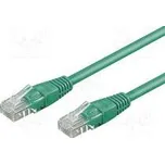 Patch cord U/UTP 6 lanko CCA PVC zelená 20m 24AWG