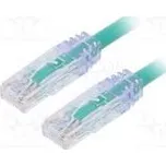 Patch cord TX6™ PLUS,U/UTP 6 lanko Cu LSZH zelená Dél 5m