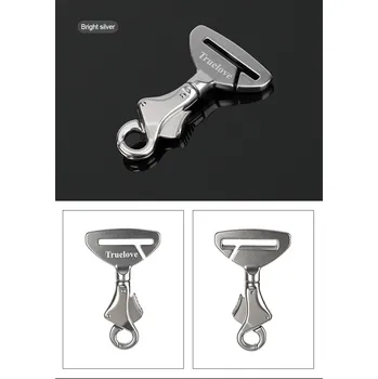 autosedačka pro psa Karabina pro psa k bezbečnostímu pásu do auta Barva: Stříbrná