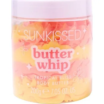 Kosmetika Sunkissed šlehané tělové máslo Tropical Bliss, 200g
