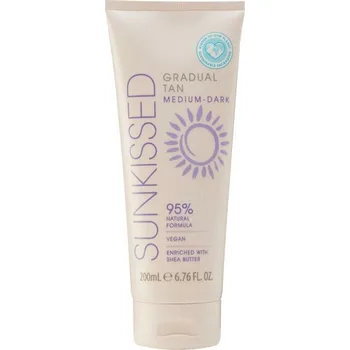 Opalování Sunkissed samoopalovací krém s bambuckým máslem, Medium - Dark, 200ml