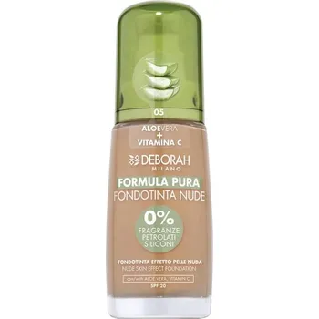Make-up Deborah Milano Formula Pura make-up s Aloe Vera a vitaminem C Nude, 05 Amber, 30ml