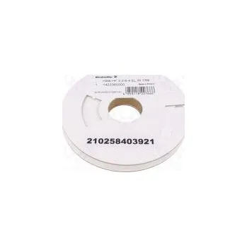 Teplem smrštitelná trubička bez lepidla 2 1 6,4mm L 13m bilá