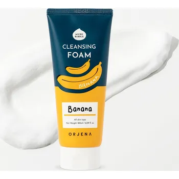 ORJENA - Smile Day Cleansing Foam Banana - Čistící pěna na obličej banán - 180 ml