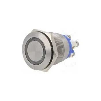 Switch Switch vandal resistant Pos 2 SPST-NO 0.05A/3.5VDC IP66 blue