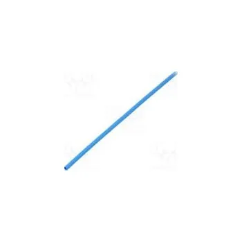 Teplem smrštitelná trubička bez lepidla 2 1 1,6mm L 1m modrá