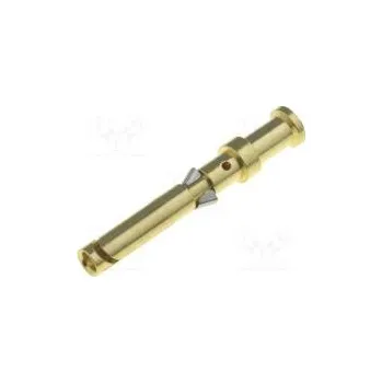 Síťový konektor Kontakt zásuvka 0,75mm2 Han D niklovaný,zlacený krimpovací