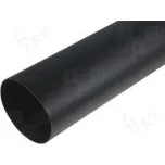 Teplem smrštitelná trubička 3 1 95mm L 1m černá Tl.stěny 3mm