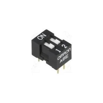 Switch Přepínač DIP-SWITCH Počet sekcí 2 ON-OFF 0,025A/24VDC pol 2