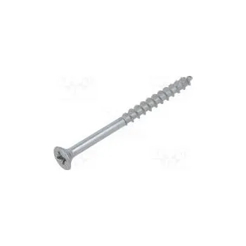 Vrut Vrut do dřeva 6x80 Hlava kuželová Pozidriv PZ3 kalená ocel
