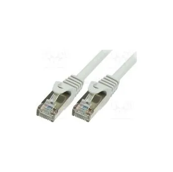 Síťový kabel Patch cord SF/UTP 5e lanko CCA PVC šedá 0,25m 26AWG