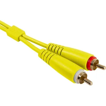 Audio kabel UDG Ultimate Audio Cable Set RCA - RCA Yellow Straight 1,5m