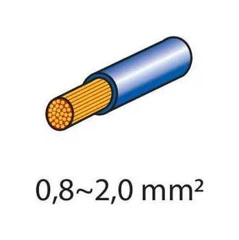 Elektroinstalace pro motocykl Konektory na motorku – ploché, bez izolace 6,3 x 0,8 mm