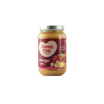 Dětská výživa Happy Mimi ovocný příkrm 190g Mango