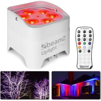 Osvětlovací technika BeamZ BBP96SW Battery Uplight Par 6X12W WDMX