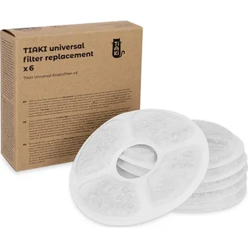 fontána pro kočku 6ks Příslušenství: náhradní filtr k TIAKI pítku