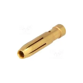 Konektor Kontakt zásuvka 4mm2 12AWG Han E HMC zlacený krimpovací 16A